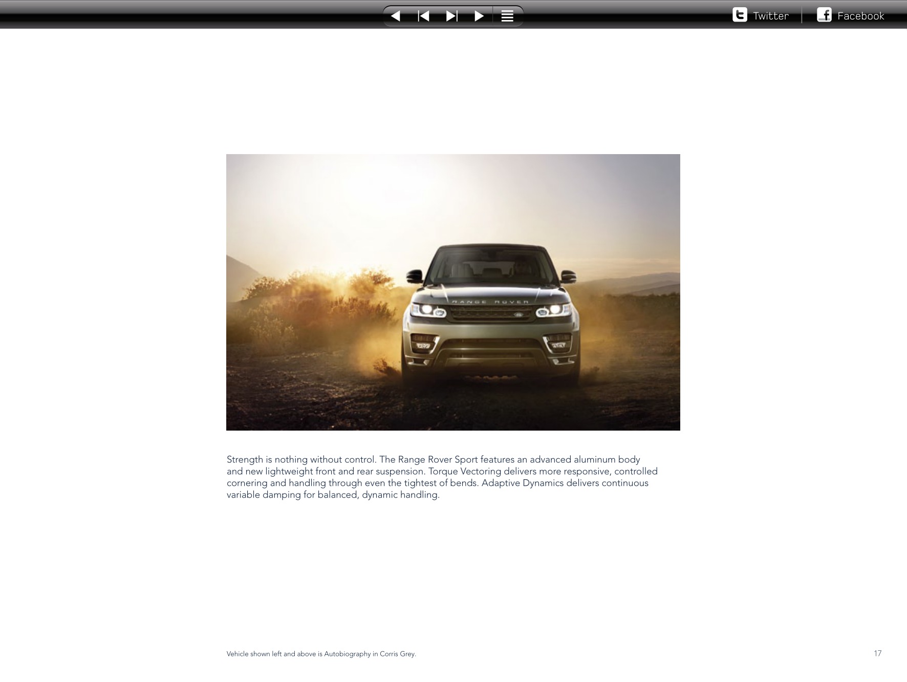 2014 Range Rover Sport Brochure Page 11